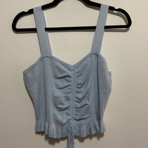 H&M blue tank top